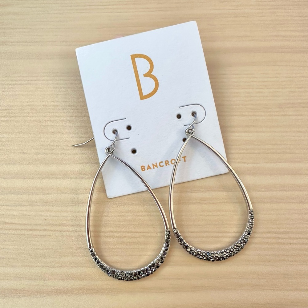Bancroft - Lennox Pave Teardrop Earrings
